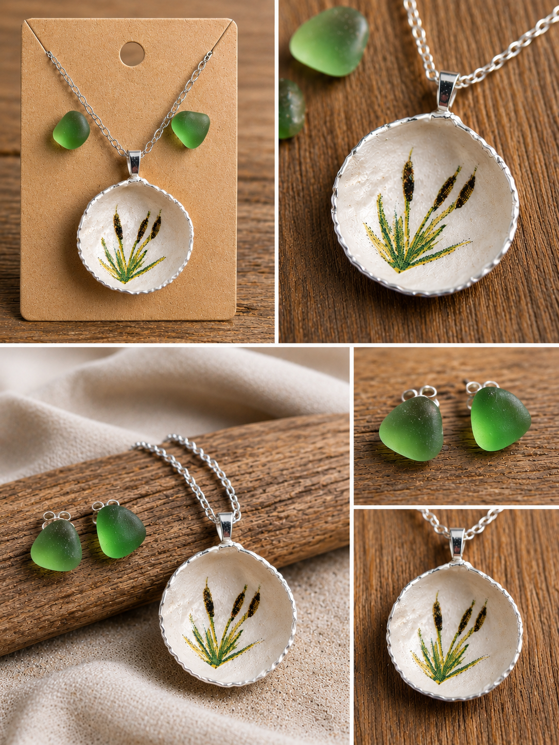 Cattail Marsh Jewlery set